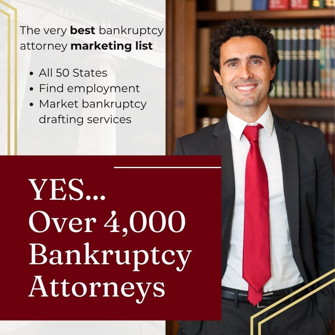 4,000 Attorney Marketing List